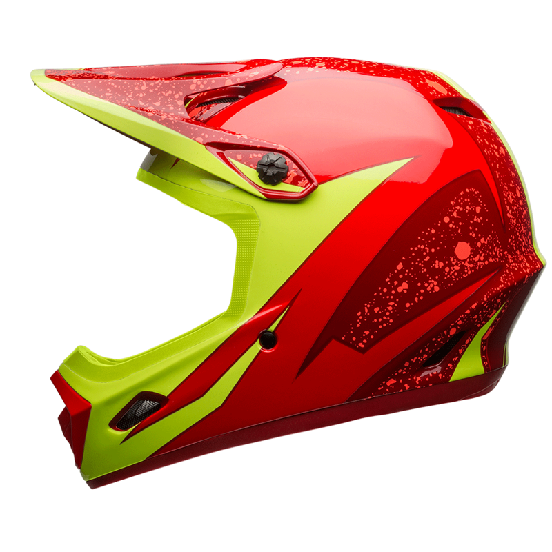 Bell Transfer 9 MTB Full Face Helmet Gloss Red/Marsala/Retina Sear-1
