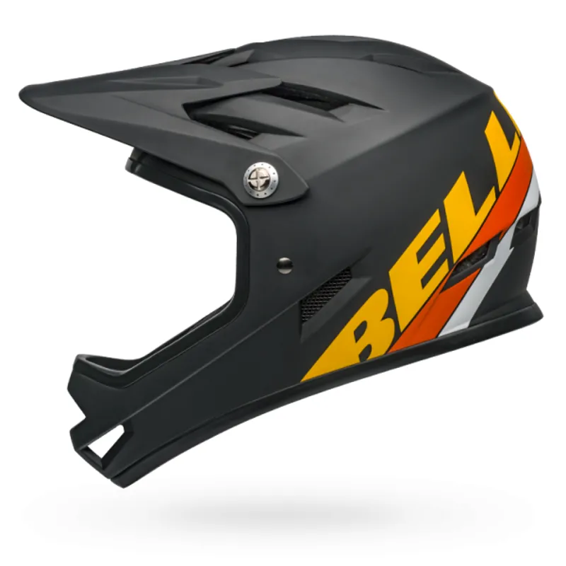 Bell Sanction Mtb Full Face Helmet Matte Black/Yellow/Orange-2