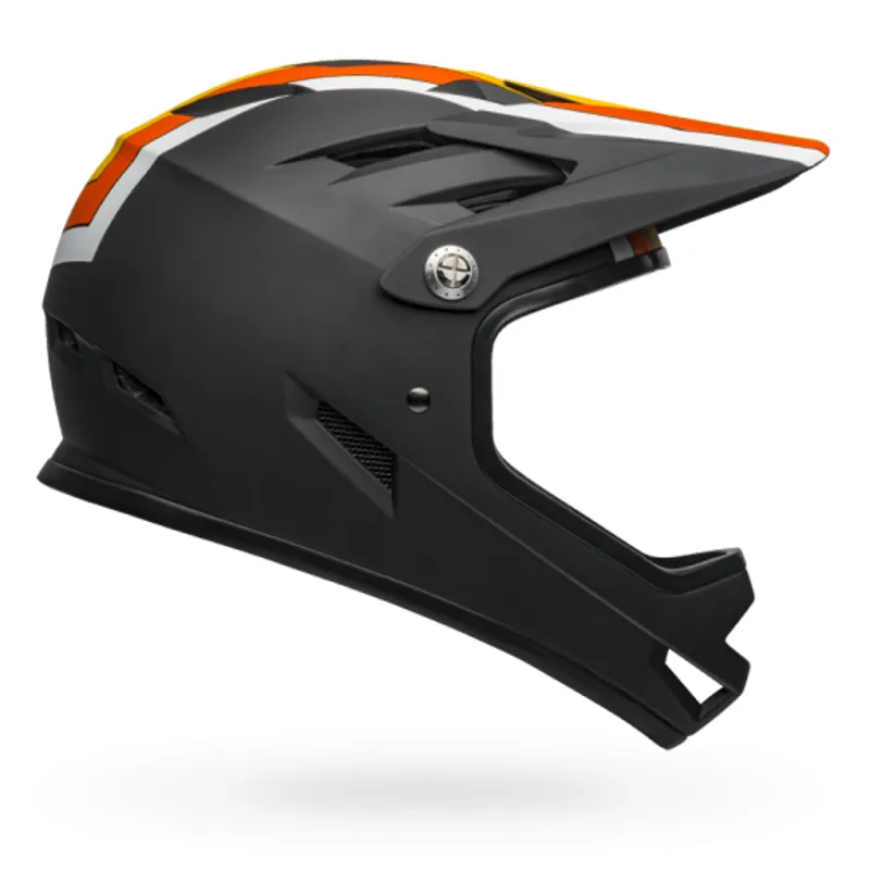 Bell Sanction Mtb Full Face Helmet Matte Black/Yellow/Orange-3