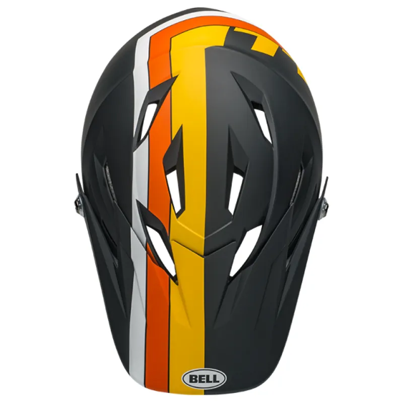 Bell Sanction Mtb Full Face Helmet Matte Black/Yellow/Orange-4