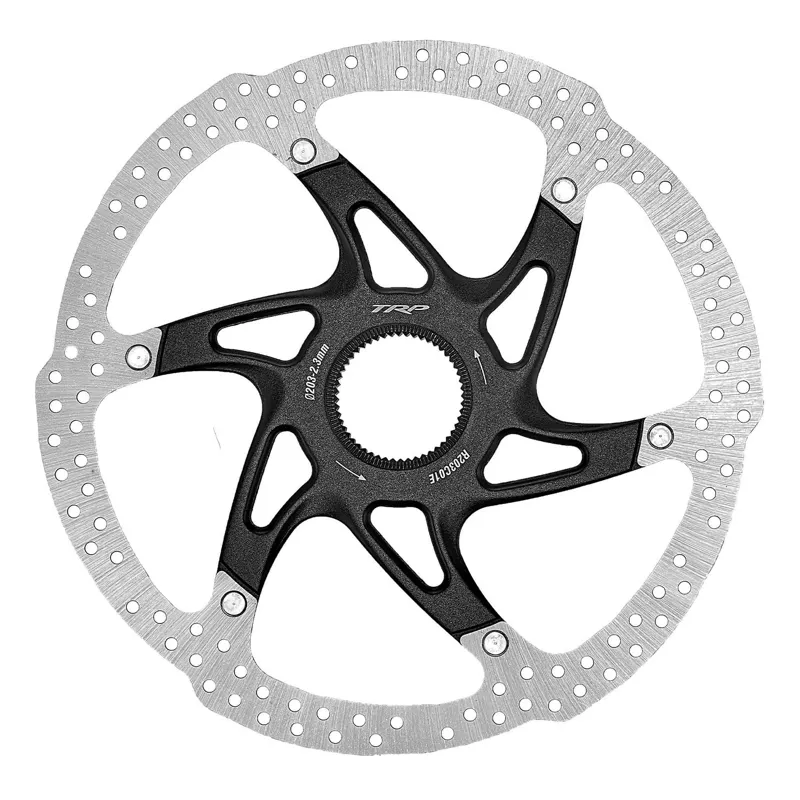 TRP TRP-25 Centerlock 1.8mm Disc Brake Rotor in Black/Silver-5