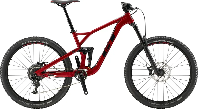 GT 27.5 inch M Force Al Comp Complete Mountain Bike Red