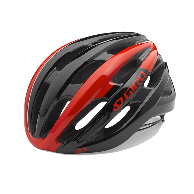 Giro Foray Road Helmet Bright Red/Black