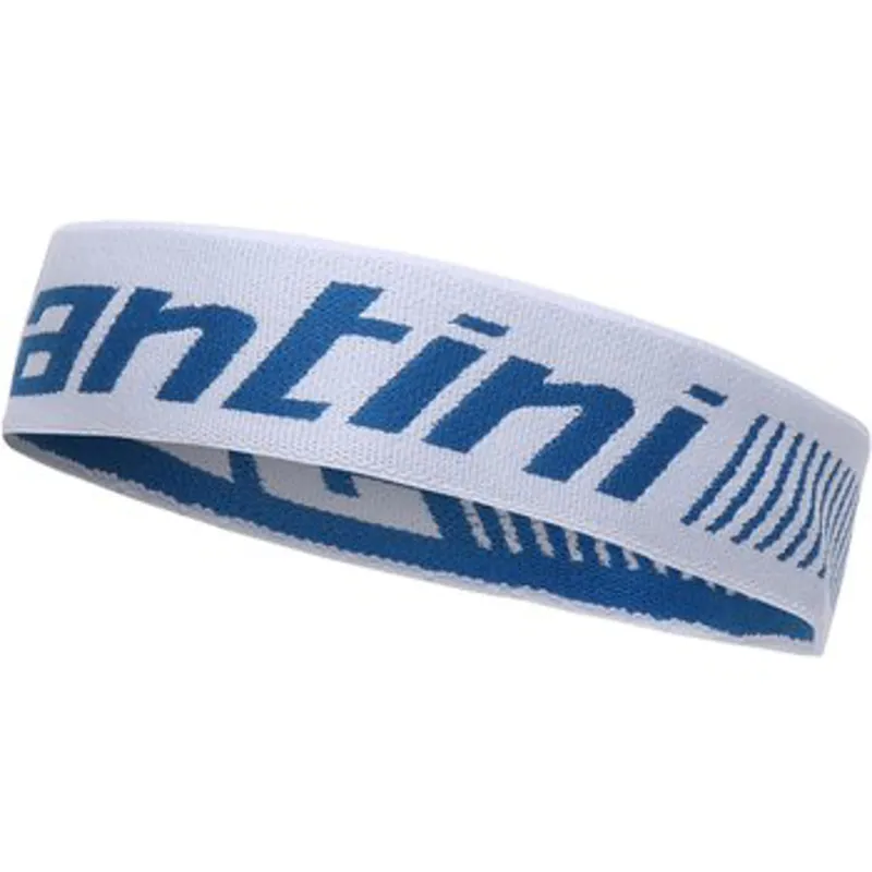 Santini 365 Logo Headband White/Blue