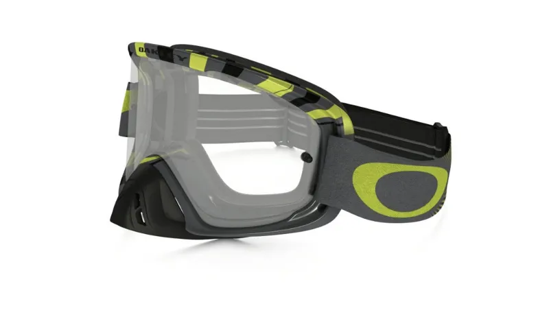 OAKLEY O FRAME 2.0 GOGGLE INTIMIDATOR GUNMETAL GREEN - CLEAR LENS