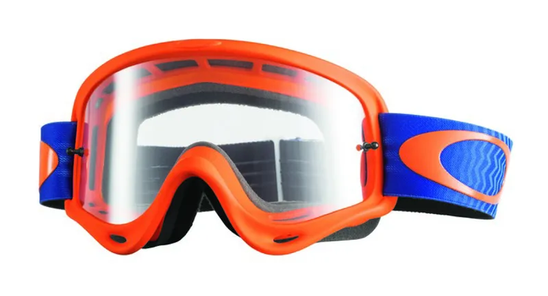 Oakley O Frame Goggle Shockwave Orange/Blue Clear Lens