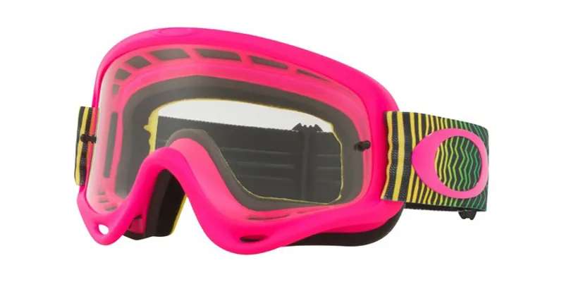 Oakley O Frame Goggle Shockwave Flo Pink/Yellow/Green Clear Lens