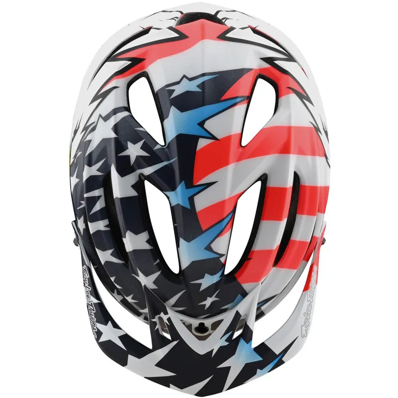 Troy Lee Designs A2 MTB Helmet MIPS Screaming Eagle 2020 White-2