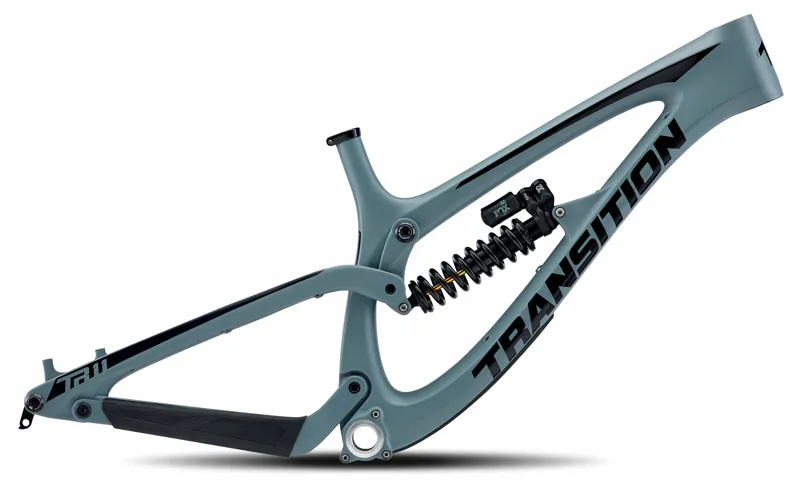 Transition TR11 V2 Carbon DH Frame Set Primer Blue