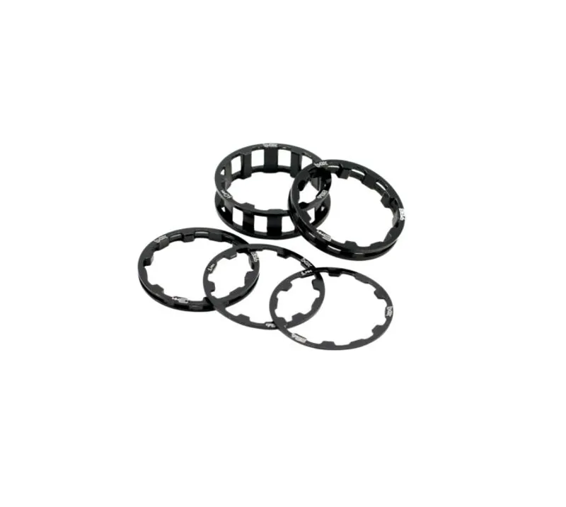 Box Zero 1 1/ 8-inch Stem Spacer Kit in Black