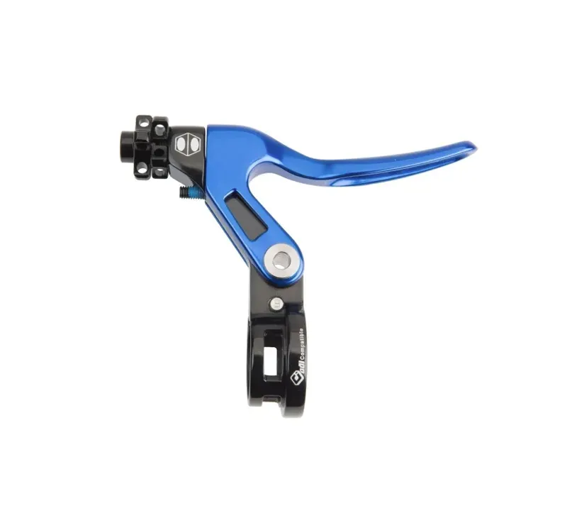 Box Genius Short Reach Right Hand Brake Lever in Blue