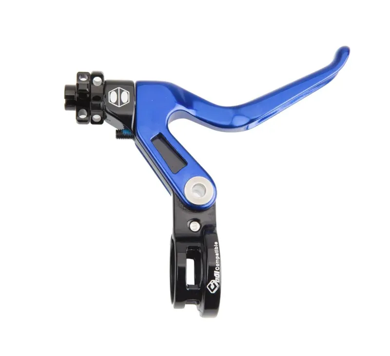 Box Genius Long Reach Right Hand Brake Lever in Blue