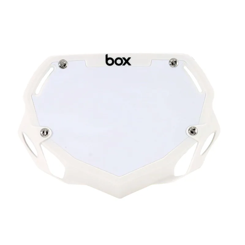 Box Phase 1 Number Plate in White-1
