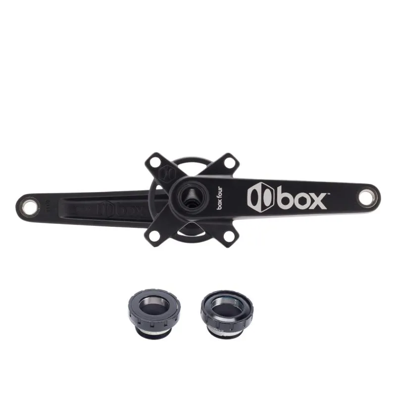 Box Four Forged Crankset Black-1