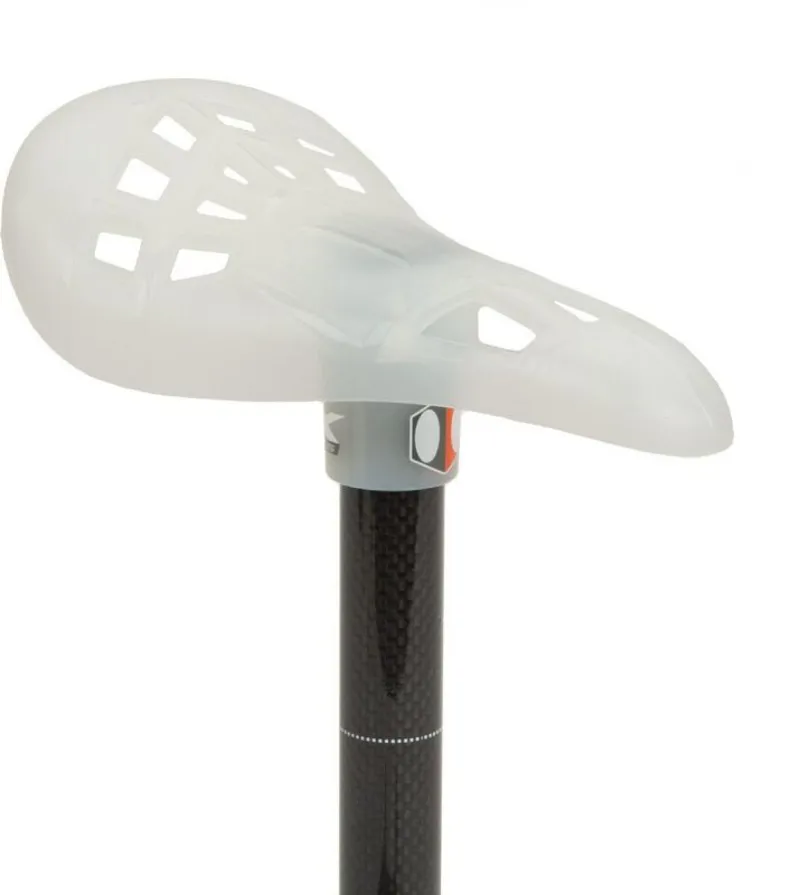 Box Echelon Saddle Small White