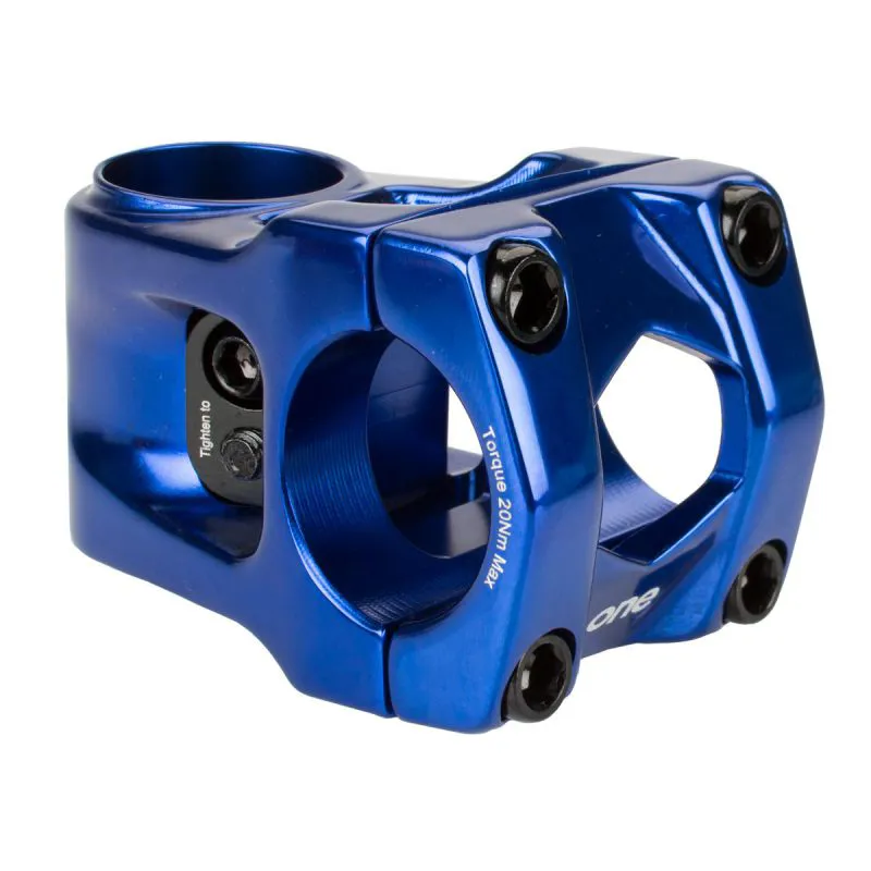 Box One Center Clamp Stem X 31.8mm Blue