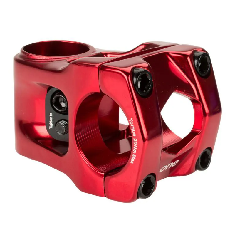 Box One Center Clamp Stem X 31.8mm Red
