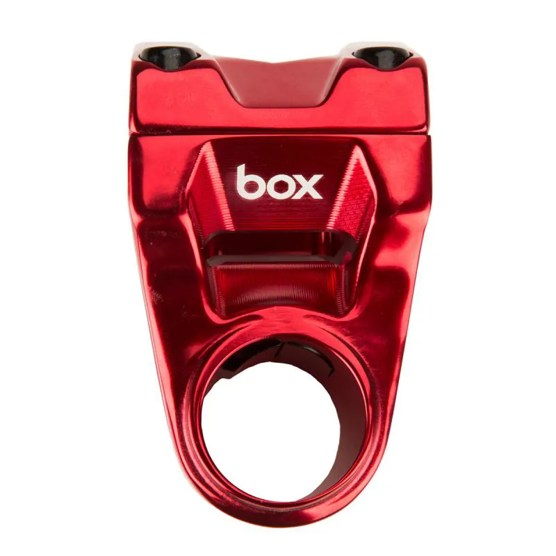 Box One Center Clamp Stem X 31.8mm Red-1