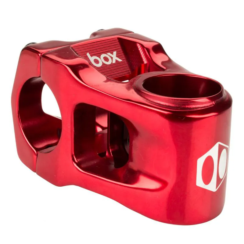 Box One Center Clamp Stem X 31.8mm Red-2