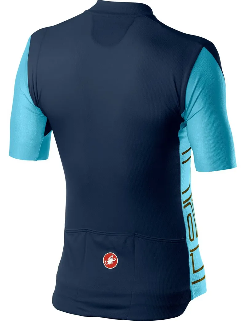 Castelli Entrata V Mens Jersey in Blue-1