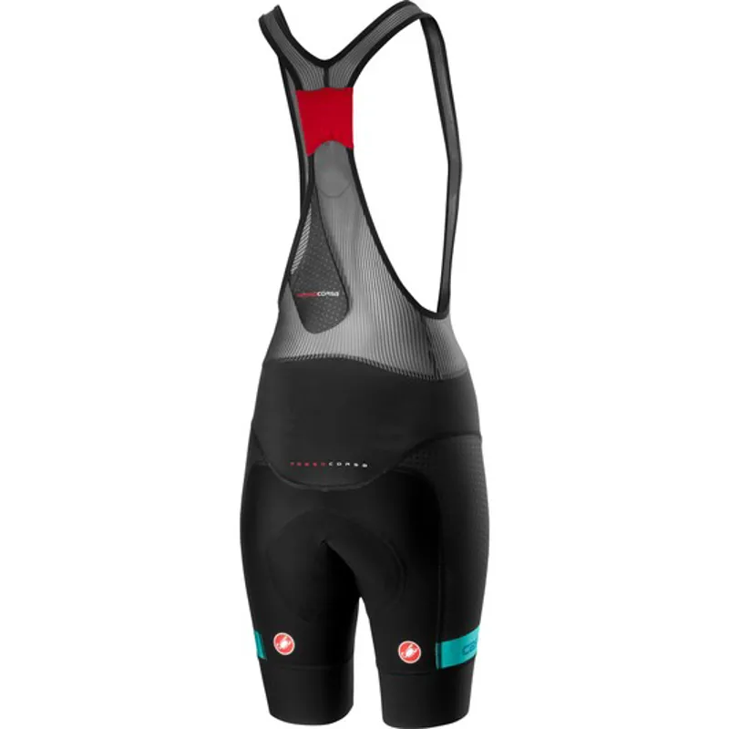 Castelli Free Aero Race 4 Womens Bibshort Team Version Turquoise-1