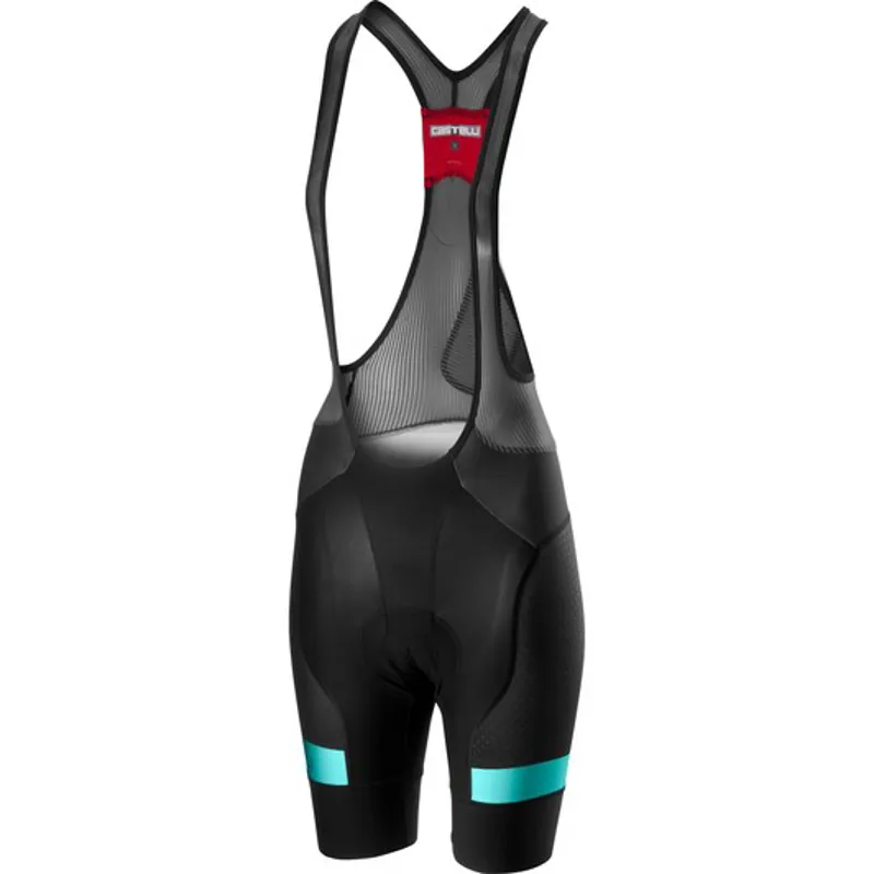 Castelli Free Aero Race 4 Womens Bibshort Team Version Turquoise