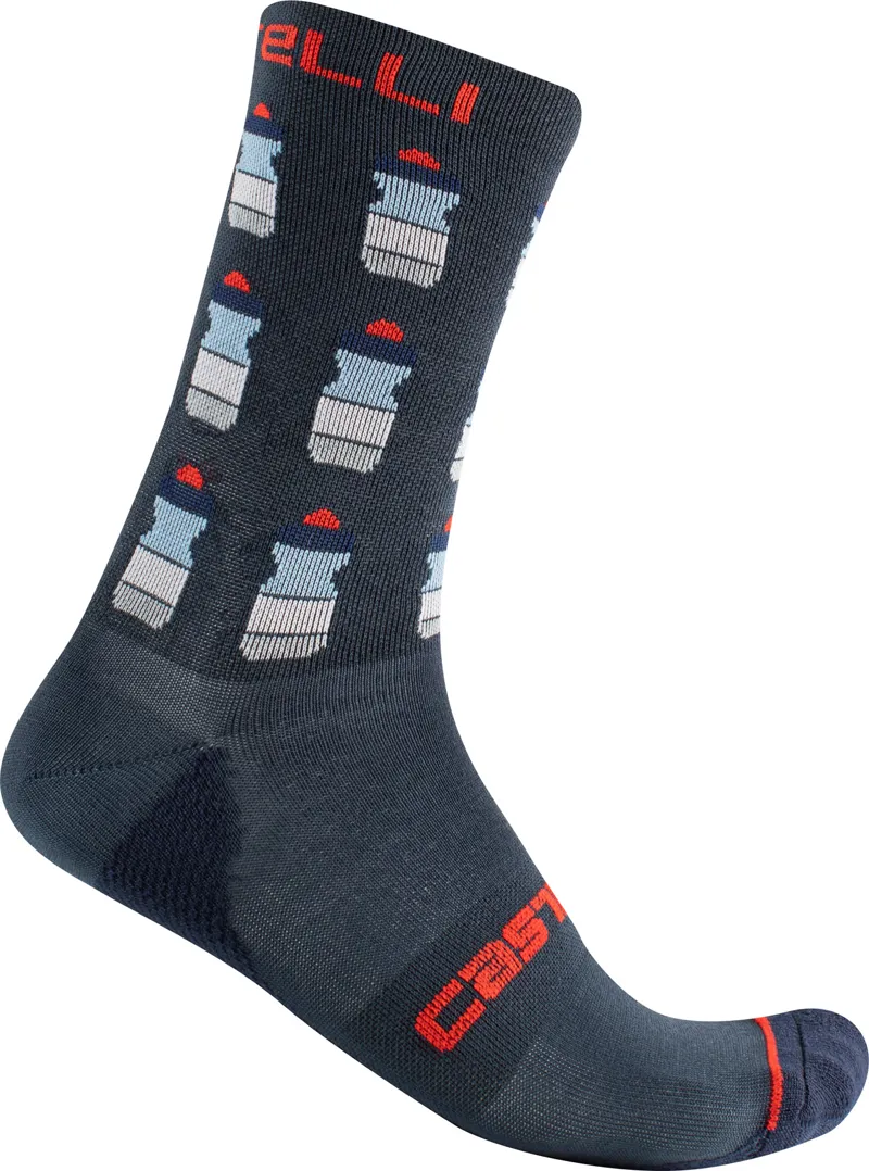 Castelli Pazzo 18 Sock Savile Blue 