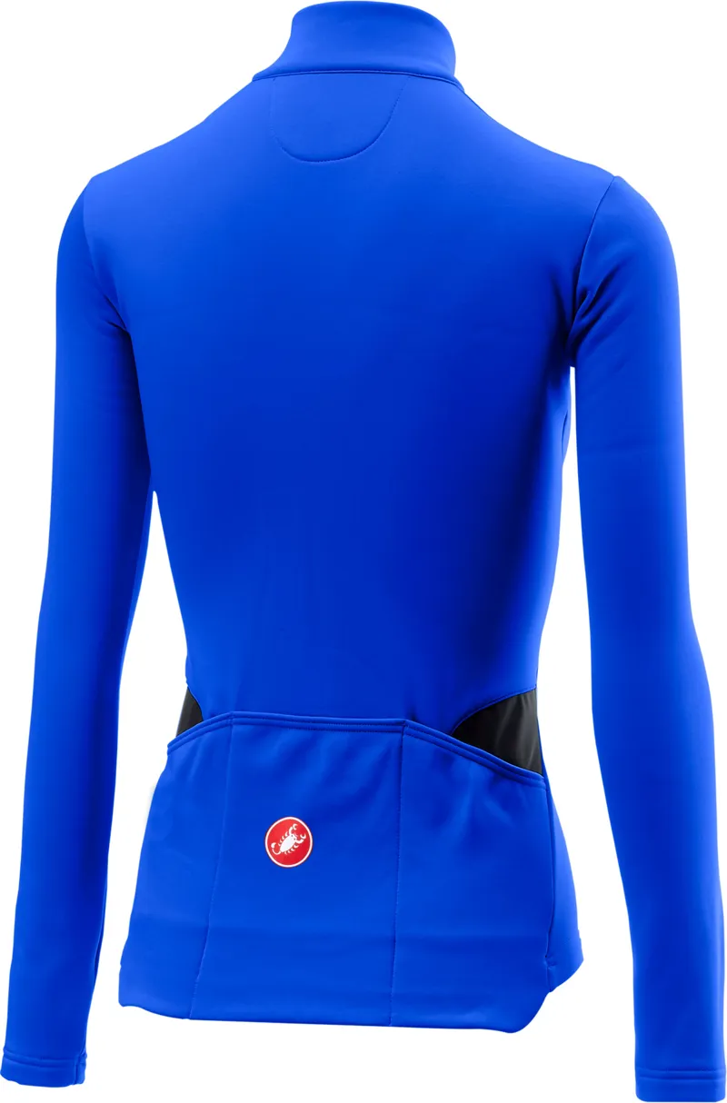 Castelli Sinergia Jersey FZ Rescue Blue -1