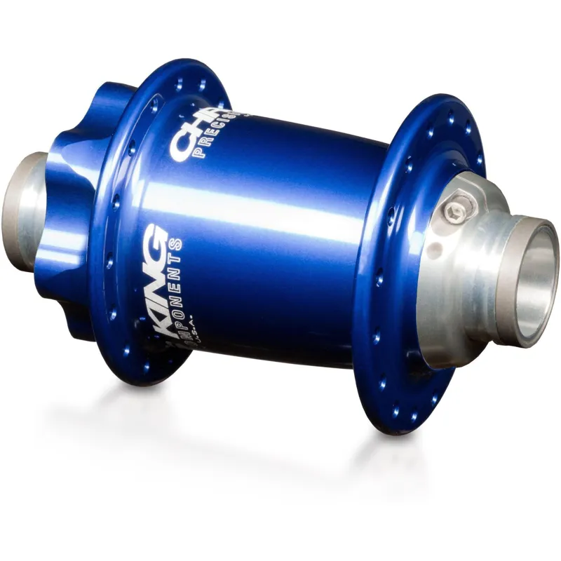 ChrisKing ISO MTB FrontHub LD 100x15 Thru Navy SilverHardware 32h