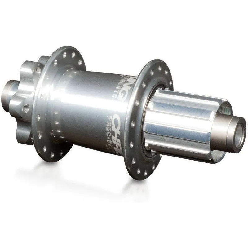 Chris King ISO MTB Rear Hub 142x12 Thru Shimano Driveshell Ceramic Bearings Silver 28h