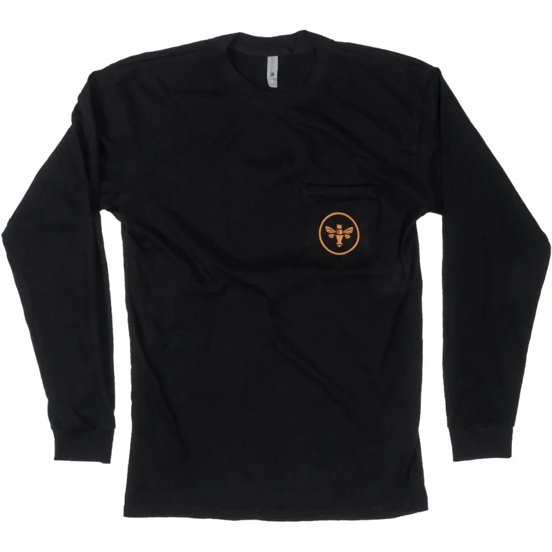 Chris King King Bee Long Sleeve Pocket T-Shirt Black
