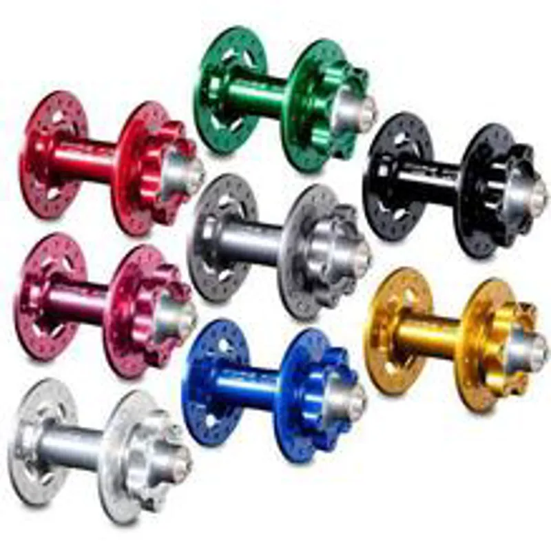 Chris King R45D 6 Bolt Disc Front Hub - 100QR / Black Silver Hardware