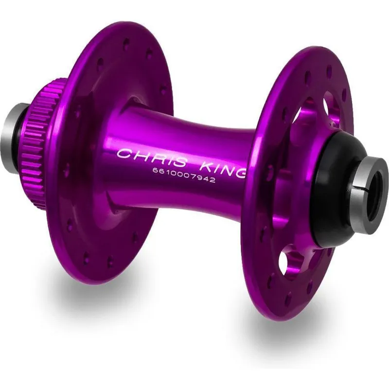 Chris King R45D Front Centerlock Disc Hub 100x12 Thru Violet 28h