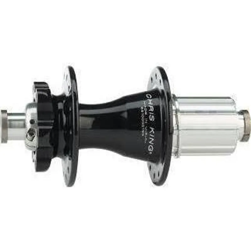 Chris King R45D Rear 6 Bolt Disc Hub 142x12 Thru Shimano Driveshell Black 24h