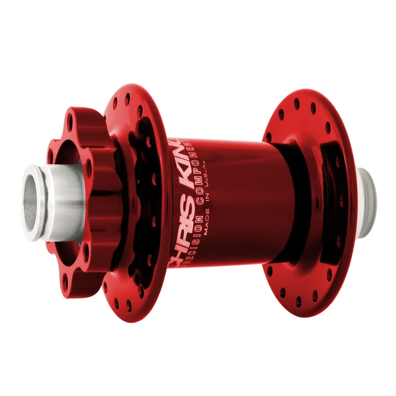 Chris King ISO MTB Front Hub SD 100x15 Thru Red