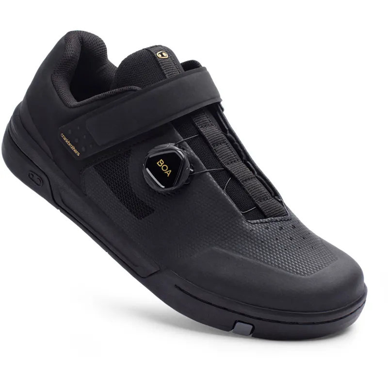 Crankbrothers Stamp BOA Flat Pedal Shoe Black Gold-4