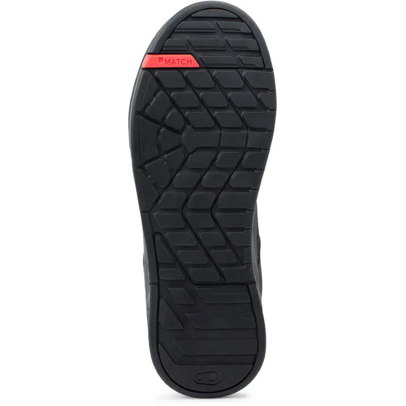 Crankbrothers Stamp Lace Flat Pedal Shoe Black Red-2