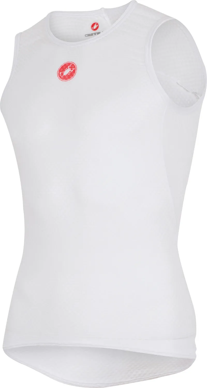 Castelli Pro Issue Mens Sleeveless Base Layer in White