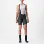 Castelli Prima Women's Bib Shorts in Grey/Soft Orange