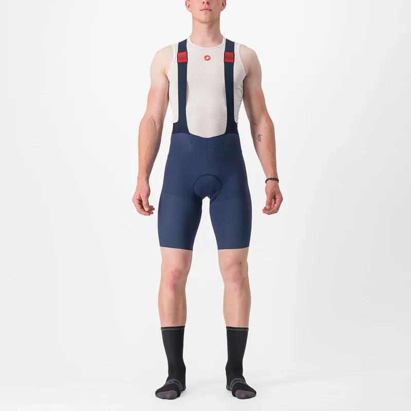 Castelli Premio Bib Shorts in Belgian Blue