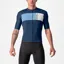 Castelli Prologo 7 Jersey in Belgian Blue/Drive Blue/Silver