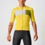 Castelli Prologo 7 Jersey in Passion Fruit/Ivory/Avocado Green