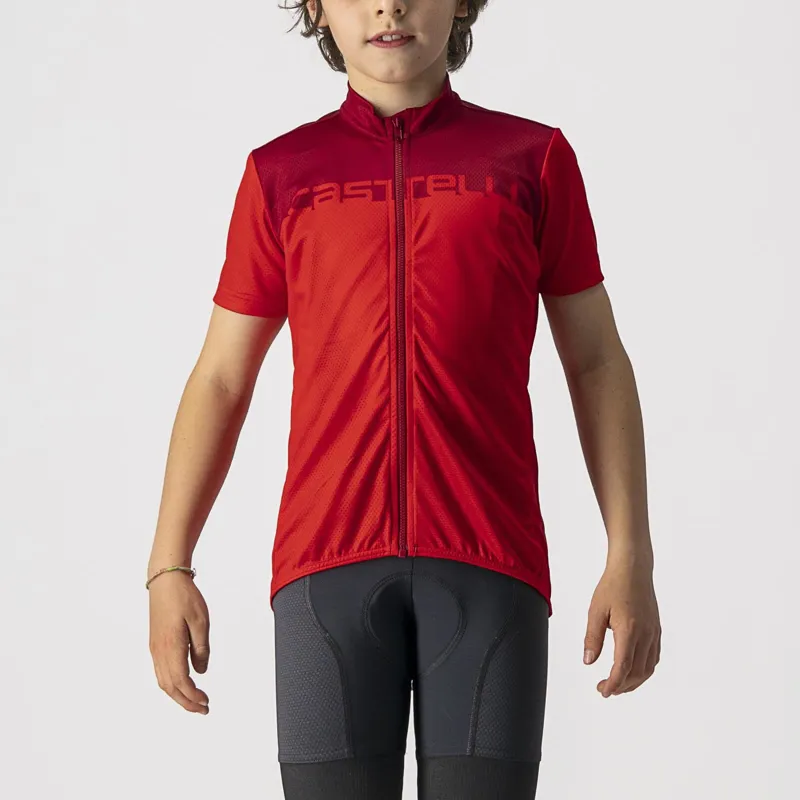 Castelli Neo Prologo Jersey  Red 10y