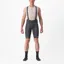 Castelli Free Aero RC Classic Bib Shorts in Grey/Hibiscus