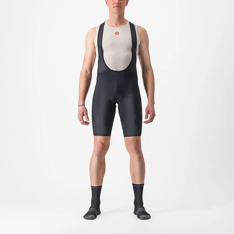 Castelli Entrata 2 Bib Shorts in Black