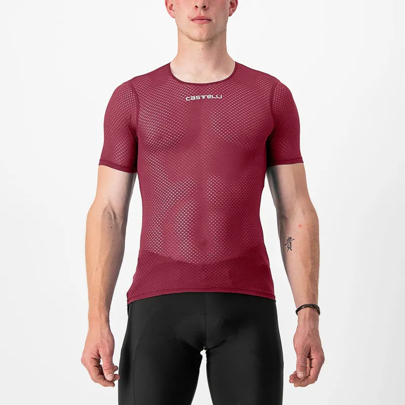 Castelli Pro Mesh 2.0 Base Layer in Bordeaux