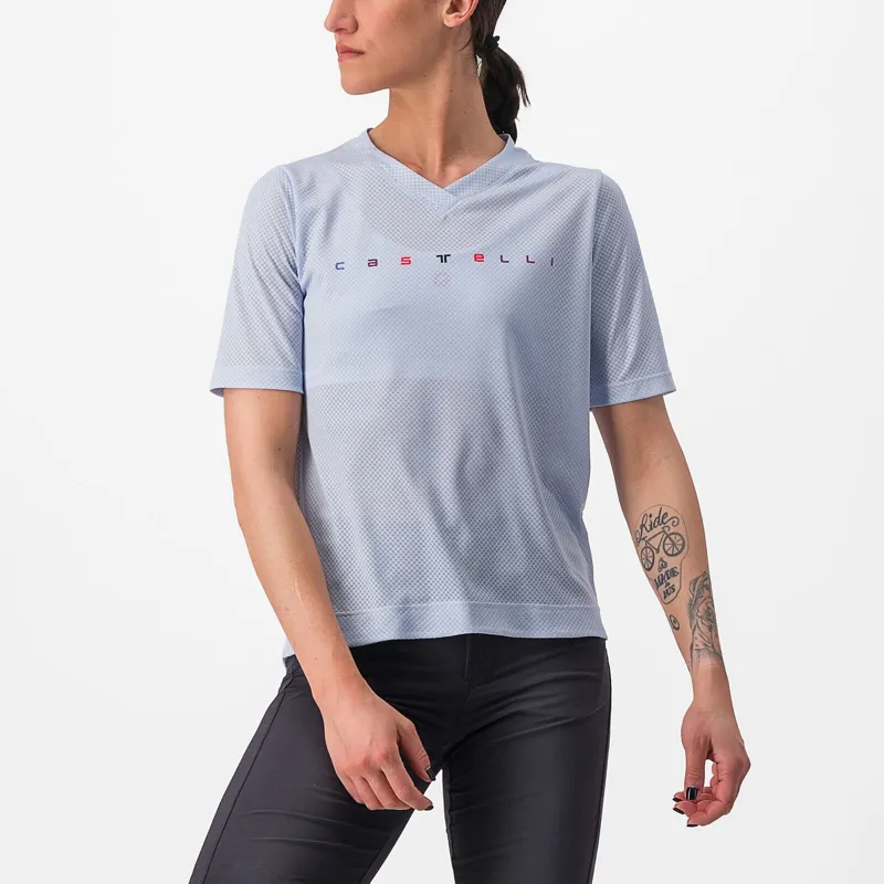 Castelli Trail Tech 2 Women's T-Shirt in Frosted Lilac