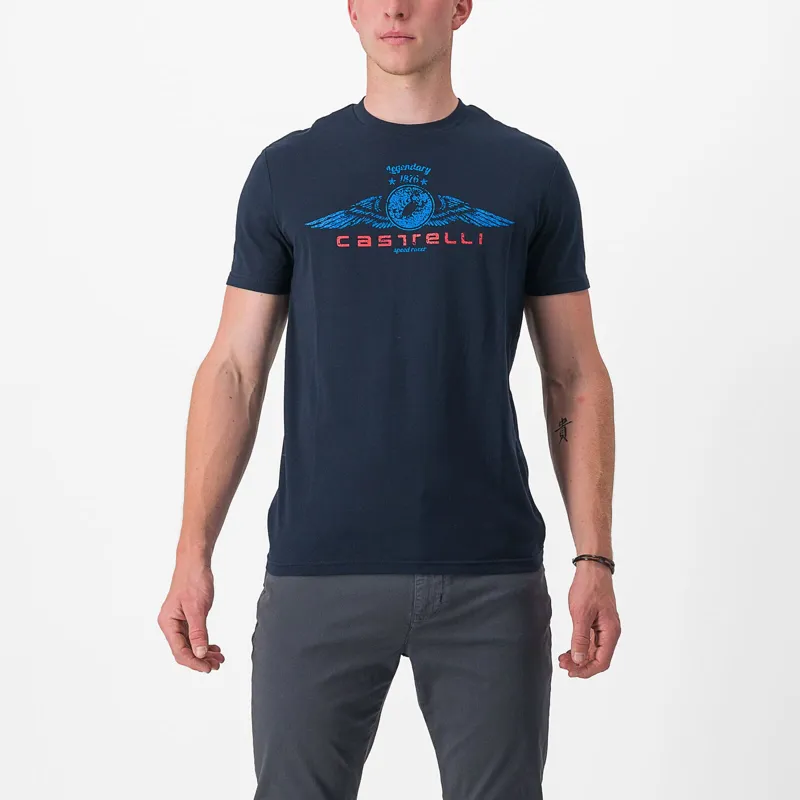 Castelli Armando 2 T-Shirt in Belgian Blue