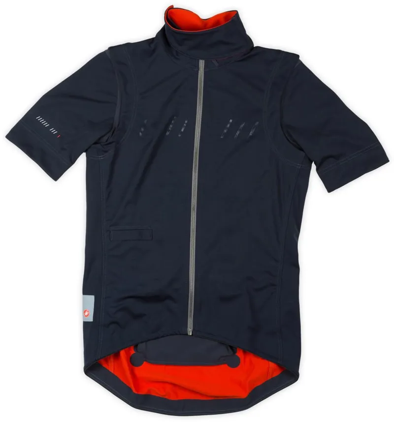 Castelli CHPT3 Rocka 1.61 Short Sleeve Mens Jacket in Blue