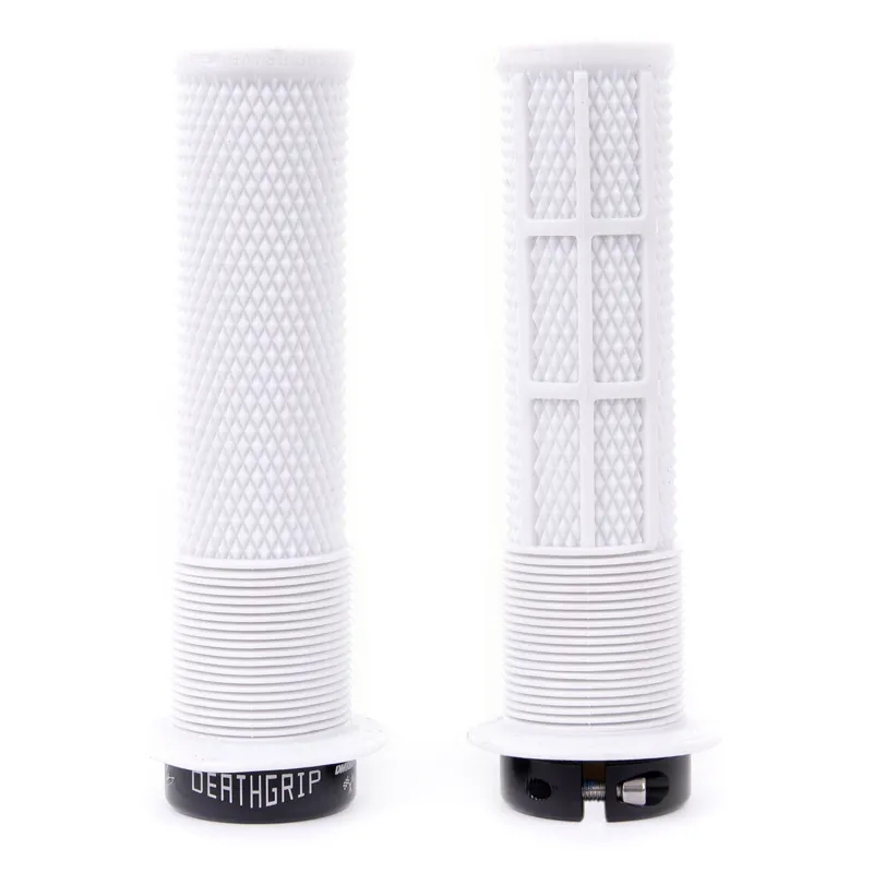 DMR Brendog DeathGrip Flange Thin MTB Grips in White